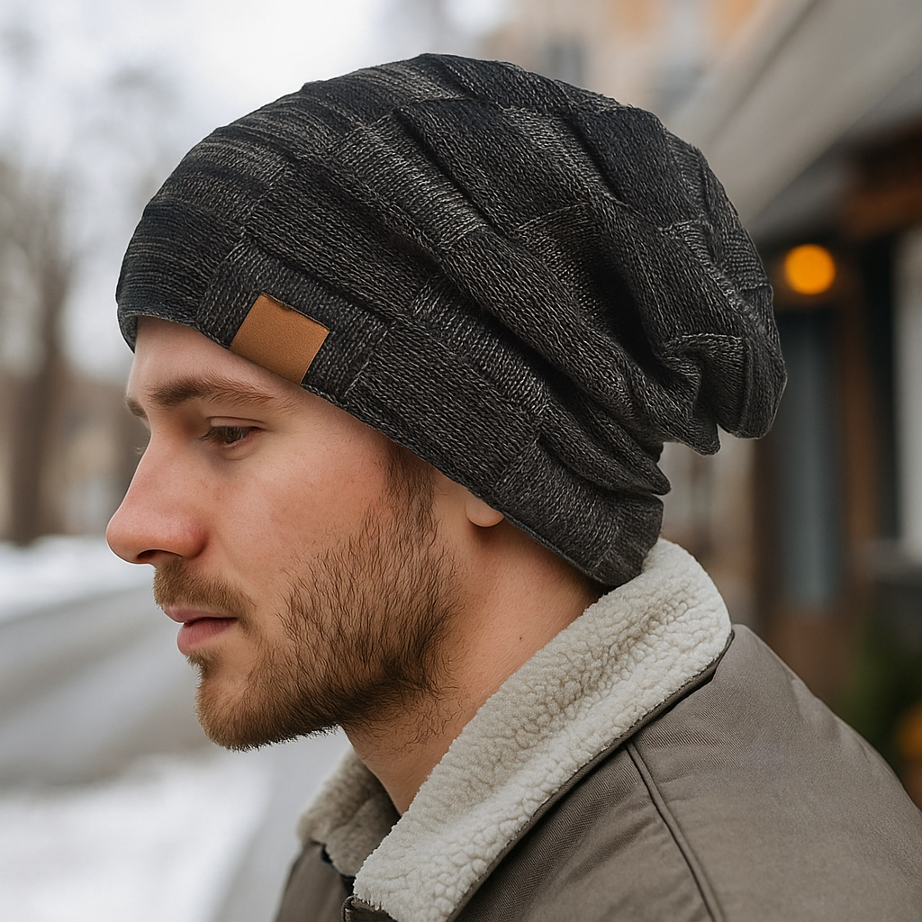 Yves Knitted Beanie - Warm - Comfortable - Winter Hat