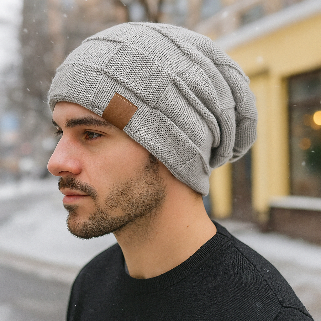 Yves Knitted Beanie - Warm - Comfortable - Winter Hat
