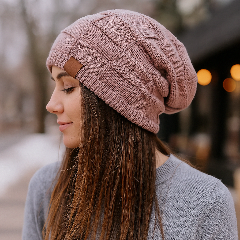 Yves Knitted Beanie - Warm - Comfortable - Winter Hat