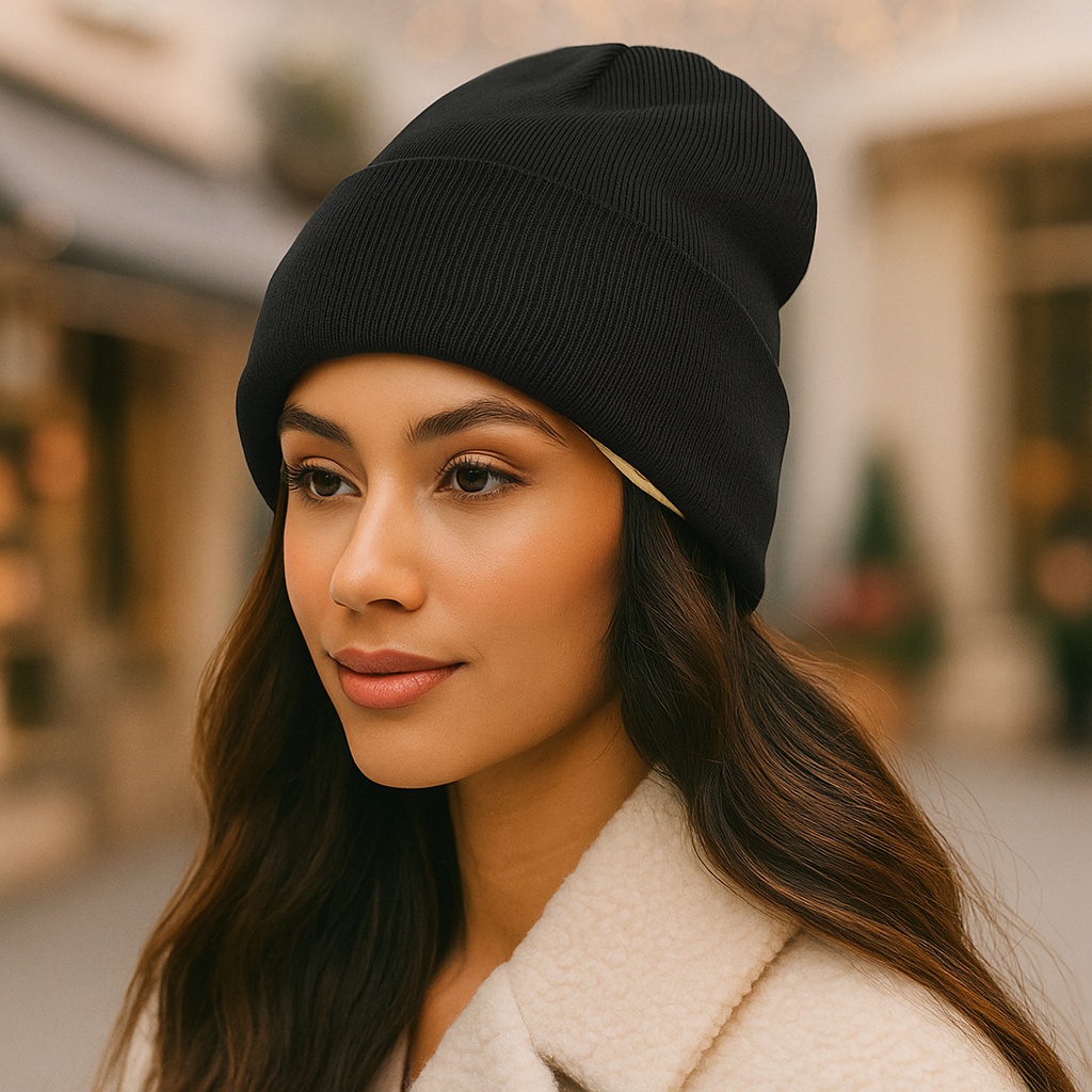 Noor Winter Hat - Satin-Lined - Anti-Frizz Hair