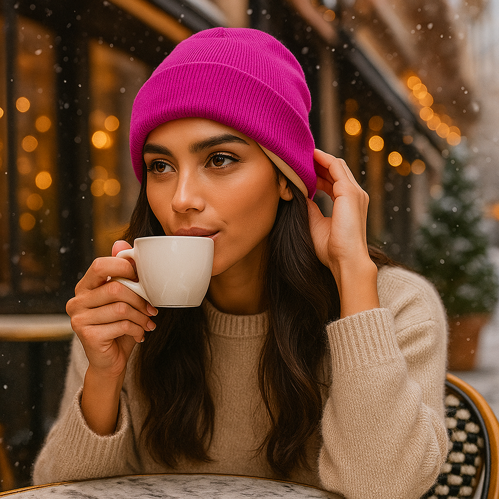 Noor Winter Hat - Satin-Lined - Anti-Frizz Hair