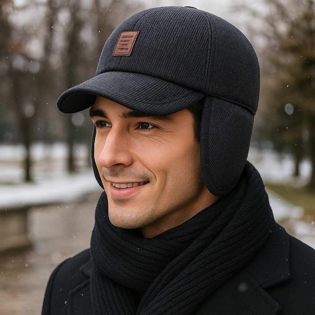 Thermal Winter Cap - Ear Protection - Fleece Lined - Windproof