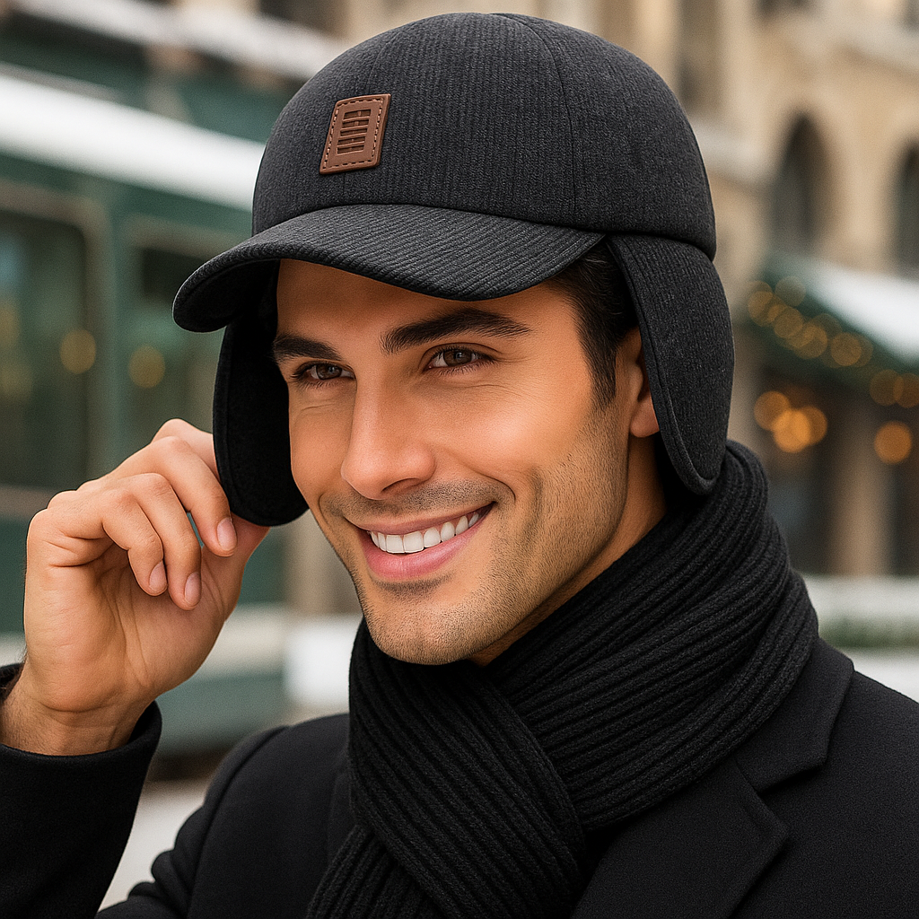 Thermal Winter Cap - Ear Protection - Fleece Lined - Windproof