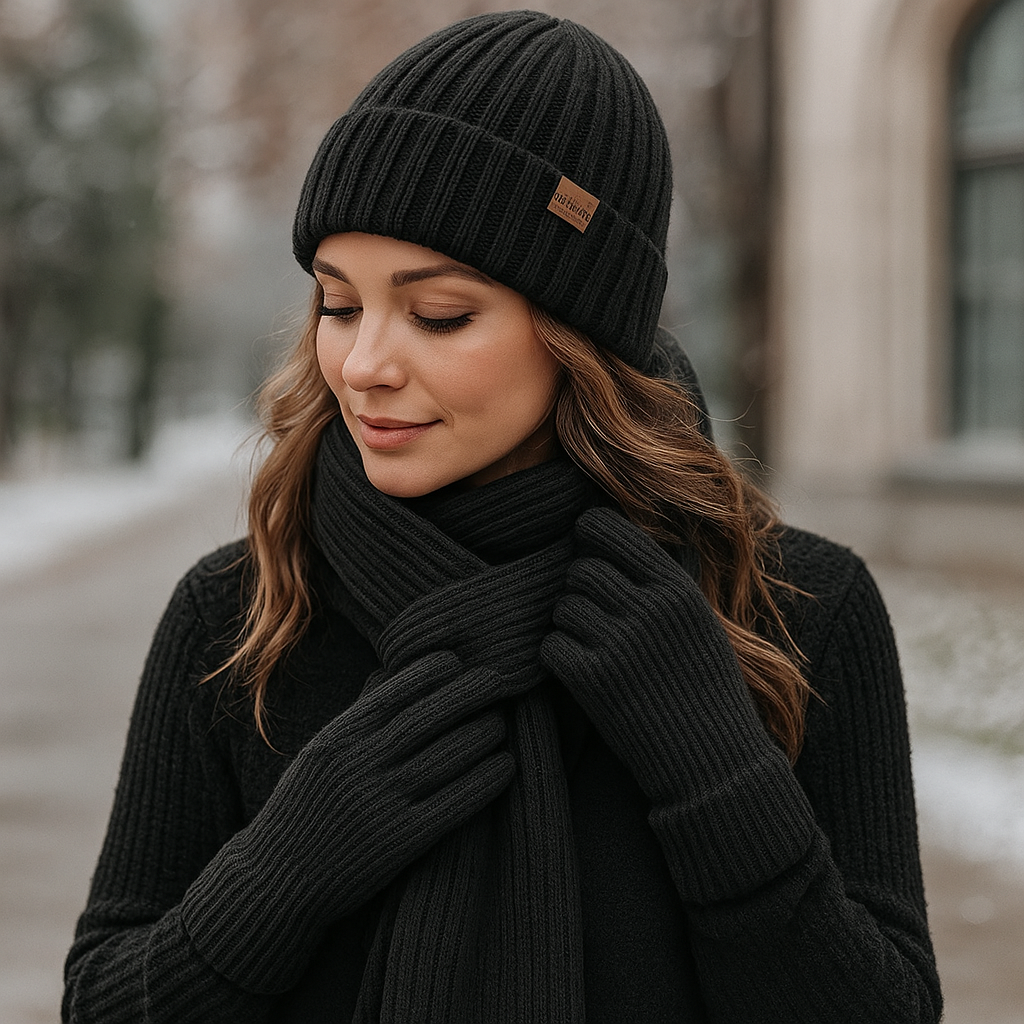 Wintercomfort Set - Warm Beanie - Scarf - Gloves