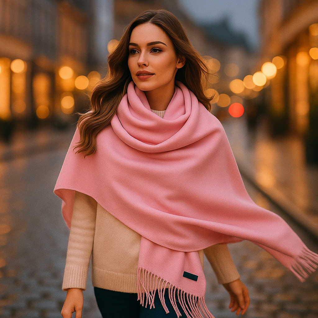 Women's Cashmere Scarf – Long, Soft and Elegant for Winter