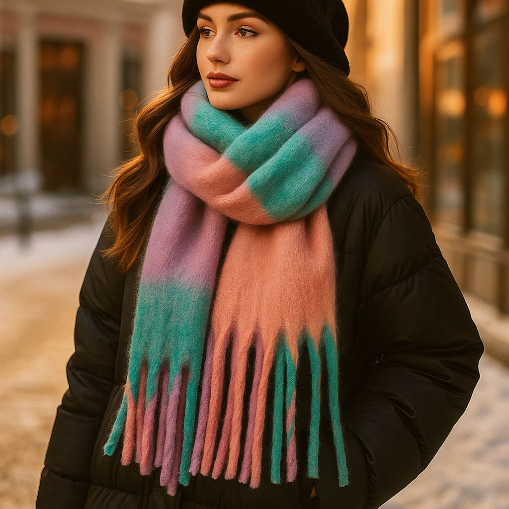 Scarvello – Thick and Colorful Wool Scarf