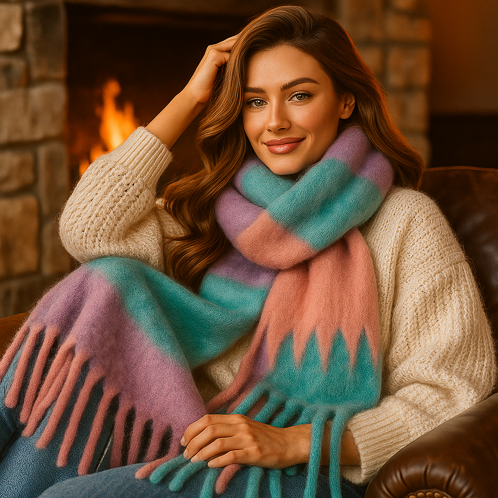 Scarvello – Thick and Colorful Wool Scarf