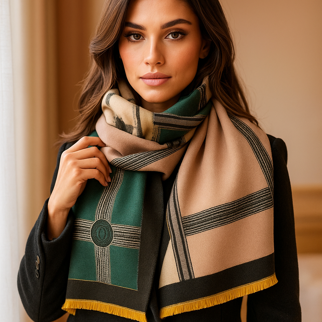 Women's Cashmere Scarf - Soft and Warm -Elegant Winter