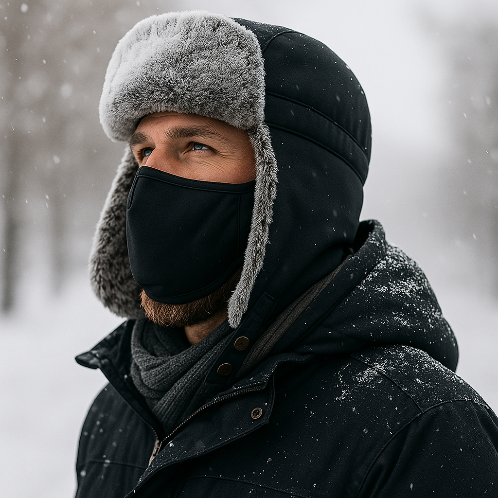 Winter Alpine Hat - Extreme Warmth - Fleece-Lined - Ski-Ready